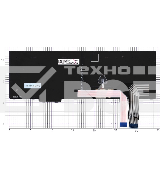 Клавиатура для ноутбука Lenovo Thinkpad P16s T16 gen1 черная