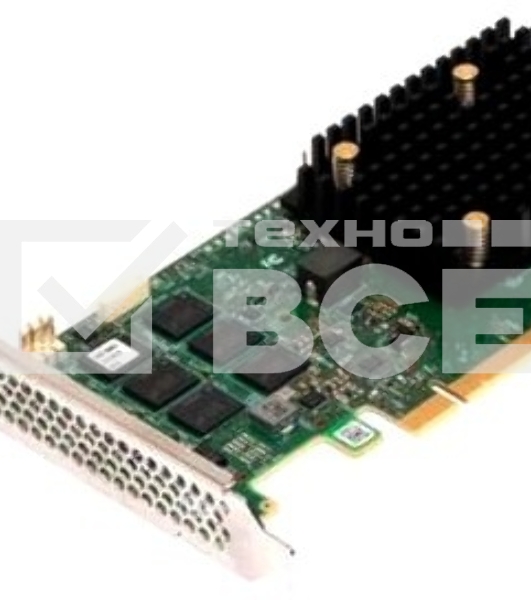 Адаптер SAS 9500-8i SGL (05-50077-03) PCIe v4 x8 LP, Tri-Mode SAS/SATA/NVMe 12G HBA, 8port(2*int SFF8654), 3808 IOC