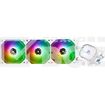 Система водяного охлаждения Thermalright Frozen Prism 360 ARGB Soc-AM5/AM4/1151/1200/2066/1700 белый 4-pin 27dB Al Ret (F-PRISM-360-WH-ARGB), фото6