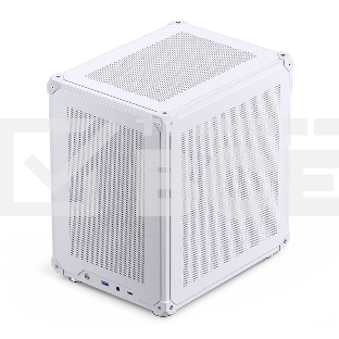 Корпус без блока питания Case JONSBO C6-ITX, Micro-Tower, no fan, 1xUSB-A 3.0 + 1xUSB-C 3.1, mDTX, mITX White