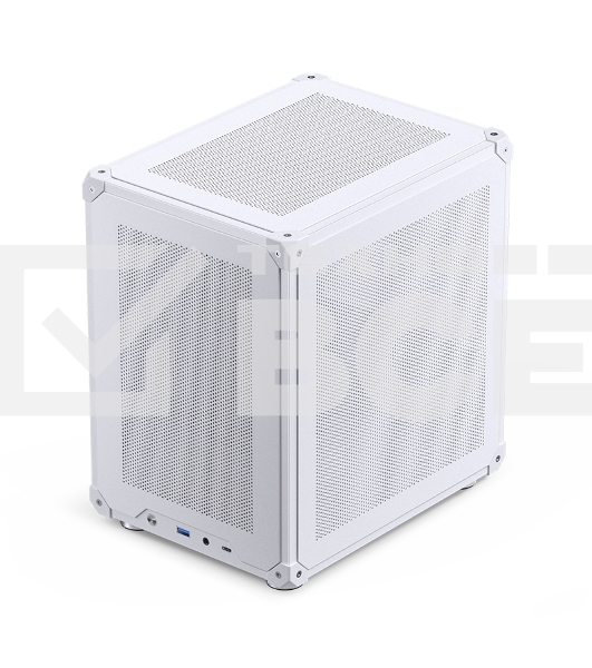 Корпус без блока питания Case JONSBO C6-ITX, Micro-Tower, no fan, 1xUSB-A 3.0 + 1xUSB-C 3.1, mDTX, mITX White