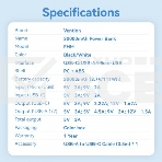 Портативный аккумулятор Vention Power Bank 30000mAh(Micro-USB/C-A/A)22.5W черный с LED Дисплеем, шт., фото 1