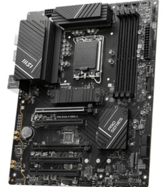 Материнская плата MSI PRO B760-P II, LGA 1700, Intel B760, 4xDDR5, 4xSATA, 2xM.2, 1xPCI-E 4.0 x16, 1xPCI-E 4.0 x4, 3xPCI-E 3.0 x1, 1xHDMI, 1xDP, 1xRJ45 2.5Gb, 1xUSB-C 3.2 Gen 2, 2xUSB-A 3.2 Gen 1, 2xUSB-A 2.0, 5x3.5мм, TOSLINK, 7.1, Standard-ATX