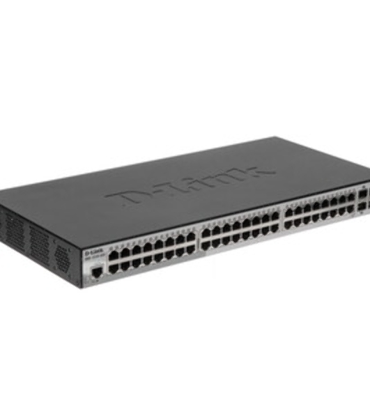 Коммутатор D-Link DGS-1510-52XMP/A2A, 48×1 Гбит/с + 4×10 Гбит/с SFP+, управляемый