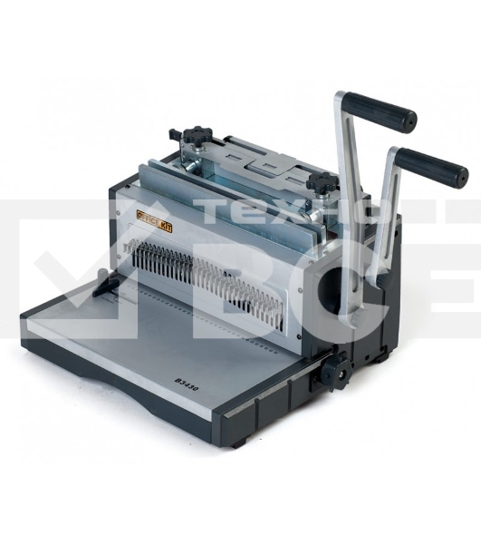 Переплетчик Office Kit B3430 A4/перф.30л.сшив./макс.120л./метал.пруж. (5.5-14.3мм) шаг 3:1, 34 отверстия, 300мм