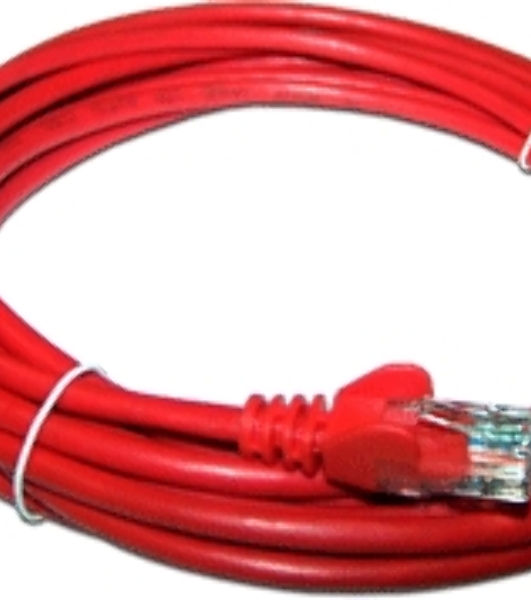 Патч-корд Lanmaster LSZH UTP кат.5e, 0.5 м, красный
