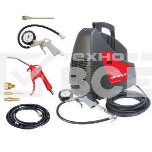 Компрессоры, Пневматическое оборудование FUBAG HANDY MASTER KIT +набор из 5 предметов 8213690KOA607 (8213690KOA536) ( Произ- водит., л/мин 180 Давле- ние, бар 8 Мощность, кВт 1.1 Напря- жение, В 220 Вес, кг 7 )