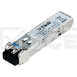 [Сетевое оборудование] D-Link DEM-312GT2/DD/F1A Модуль SFP с 1 портом 1000Base-SX+ для многомодового оптического кабеля, питание 3,3В (до 2 км)