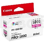 Картридж струйный Canon PFI-1000 M для IJ SFP PRO-1000 WFG. Пурпурный. 80 мл., фото 1