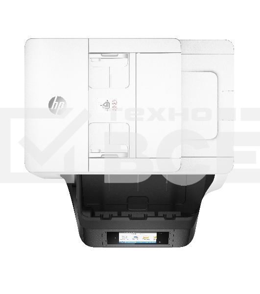 МФУ струйный HP OfficeJet Pro 8730 e-AiO (D9L20A), A4, цветной, печ. до 24 стр/мин. (ч/б) до 20 стр/мин. (цвет), скан. до 19 стр/мин. (ч/б) 8 стр/мин. (цет), 1200 x 1200 dpi (ч/б печать, скан.) 600 x 2400 dpi (печать цвет), USB, RJ-45, Wi-Fi, Air Print