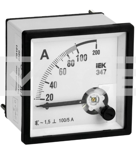 Амперметр ИЭК Э47 72х72мм 100/5А кл. точн. 1.5  IPA10-6-0100-E