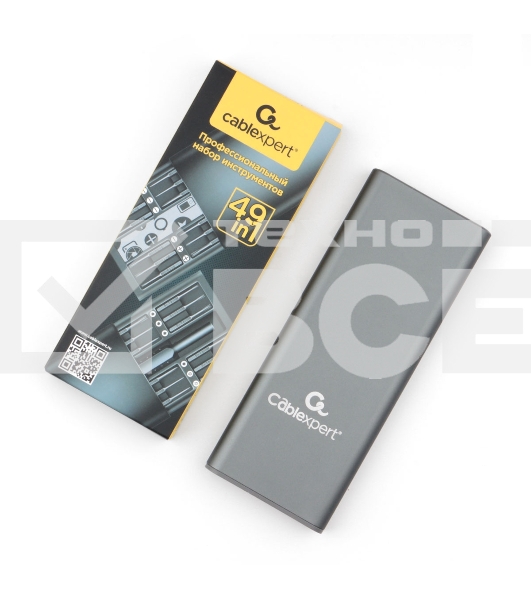 Отвертка с набором бит Cablexpert TK-SD-08R (49 предметов)