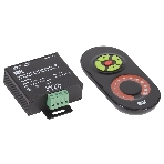 Контроллер с ПДУ радио MONO 1 канал 12В 10А 120Вт черный Iek LSC1-MONO-120-RF-20-12-B, фото 1