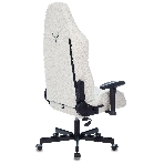 Кресло игровое Knight T1 молочный экомех с подголов. крестовина металл, фото6