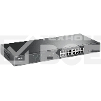 Коммутатор 16-port Gigabit PoE Easy Smart switch, 802.3af on ports 1-16, PoE budget 192 watts, desktop and rack-mountable, фото7