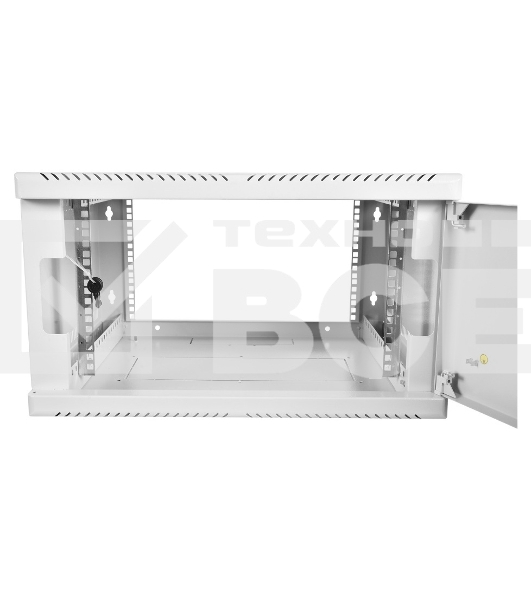 Шкаф телеком. настен, 15U, 600x650, дверь металл (ШРН-15.650.1) (1 коробка)