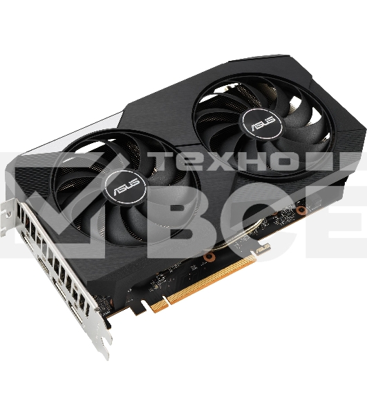 Видеокарта Asus DUAL-RX6650XT-O8G AMD Radeon RX 6650XT 8192Mb PCI-E 4.0 128 GDDR6 2447/17500 HDMIx1 DPx3 HDCP Ret