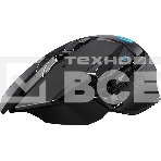 Мышь беспроводная/проводная Logitech G502 LIGHTSPEED черный, 25600 dpi, радиоканал, USB, кнопки - 11, фото16