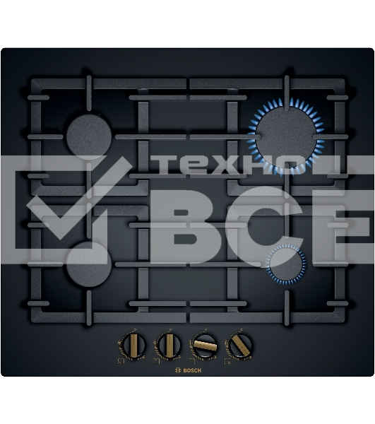 Варочная поверхность газовая Bosch PPP6B6B90R