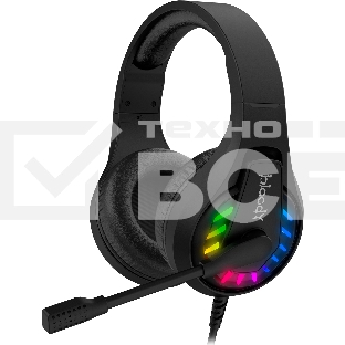 Гарнитура проводная с микрофоном A4Tech Bloody G230p черный 2м накладные оголовье (G230P)