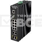 Промышленный управляемый коммутатор D-Link DIS-200G-12PS/A2A 2 уровня с 10 портами 10/100/1000Base-T и 2 портами 1000Base-X SFP (8 портов с поддержкой PoE 802.3af/802.3at (30 Вт), PoE-бюджет до 240Вт), фото2