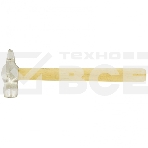 Молоток слесарный, 800 г, круглый боек, деревянная рукоятка Россия, фото2