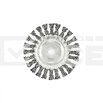 Щетка Matrix для УШМ, 125 мм, М14, Плоская, крученая проволока 0,5 мм, фото3