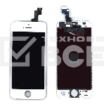 Дисплей для Apple iPhone 5S в сборе с тачскрином (AAA) белый, фото2