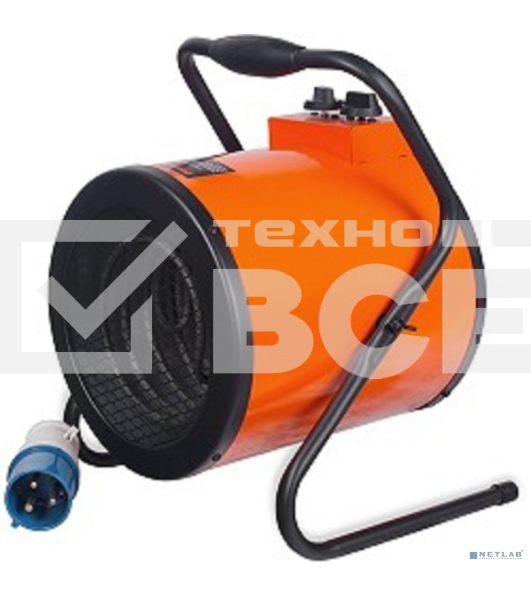 Электрокалорифер PATRIOT PT-R 5 633307265 (Мощность по ступеням 3.0/4.5 кВт, поток воздуха 420м3/час, вес 7кг)