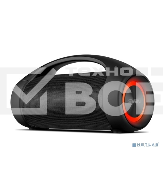 Колонка портативная Sven АС PS-370 черный 40W 2.0 BT