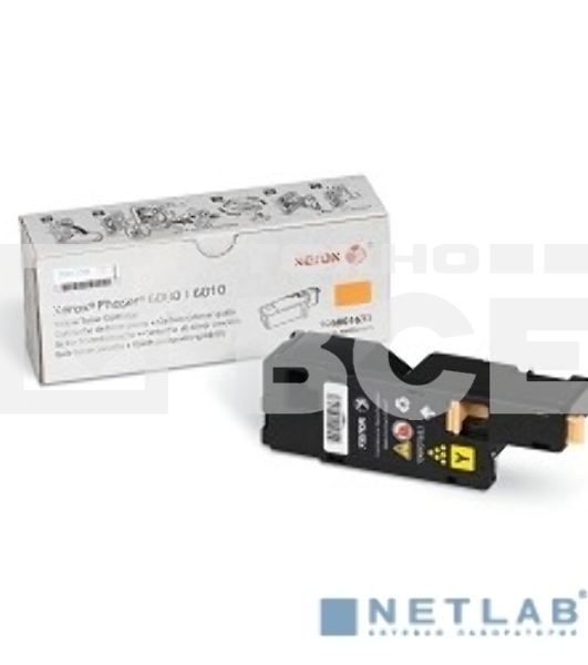 Картридж лазерный Xerox 106R01633 желтый для Xerox Ph 6000/6010N/WC 6015 (1000 стр.)(Channels)