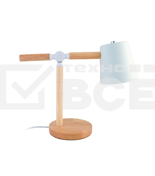 Светильник настольный СТАРТ CT83, E27, до 40Вт, 1,5м, белый