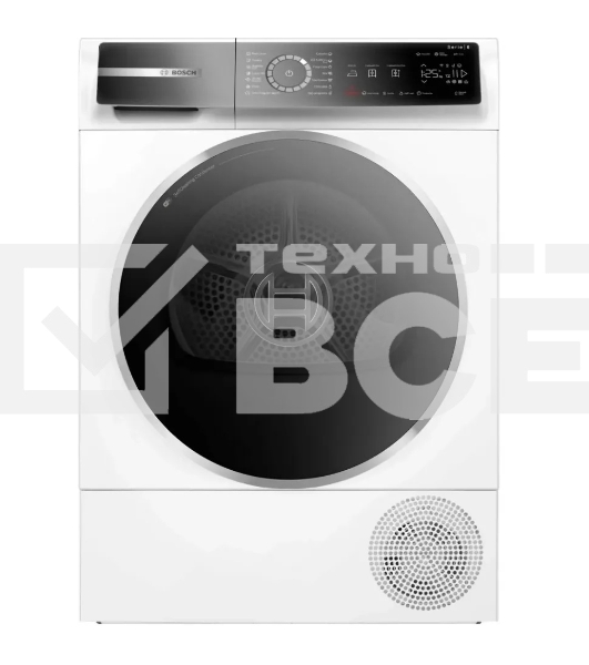 Сушильная машина Bosch Serie 8 WQB245B0ME белый, с английской панелью