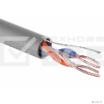 Кабель витая пара U/UTP кат.5e 2х2х24AWG solid CCA PVC сер. 305м (м) PROconnect 01-0022-3, фото3