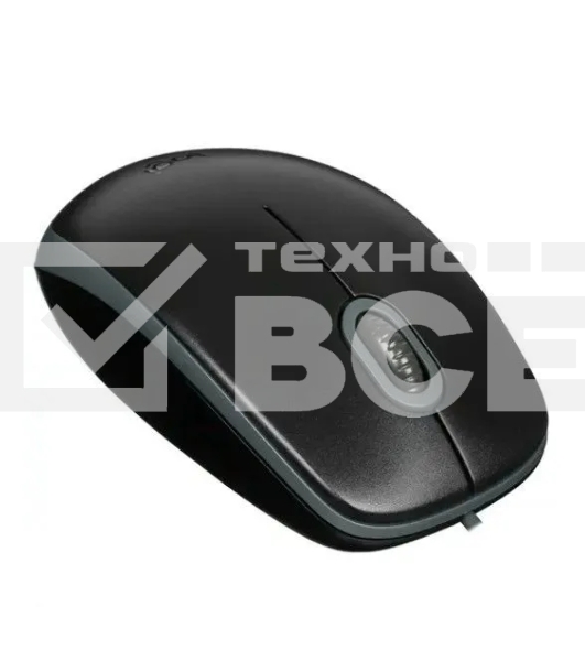 Мышь проводная Logitech M110 Silent черный, 1000 dpi, USB, кнопки - 3