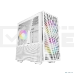 Компьютерный корпус Deepcool CH360 WH без БП, боковое окно (закаленное стекло), 2x140мм ARGB LED вентилятор спереди и 1x120мм ARGB LED вентилятор сзади, белый, mATX, фото7