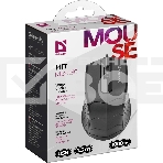 Мышь проводная Defender HIT MB-530 черный, 1000 dpi, USB, кнопки - 3, фото10