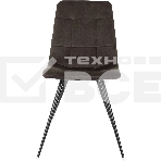 Стул для дома Бюрократ CH-K1_4 комплект 4 шт. коричневый Holland 74 металл черный на ножках (CH-K1_1/HL74_4), фото3