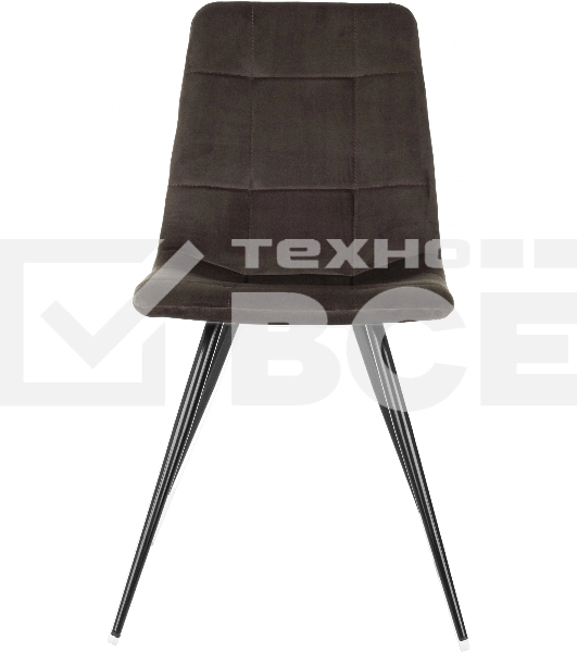 Стул для дома Бюрократ CH-K1_4 комплект 4 шт. коричневый Holland 74 металл черный на ножках (CH-K1_1/HL74_4)