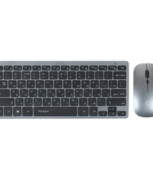Комплект клавиатура+мышь Qumo Paragon K15/M21 беспроводной, USB, 1600 DPI, черный
