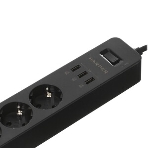 Удлинитель с USB зарядкой HARPER UCH-315 черный, фото12