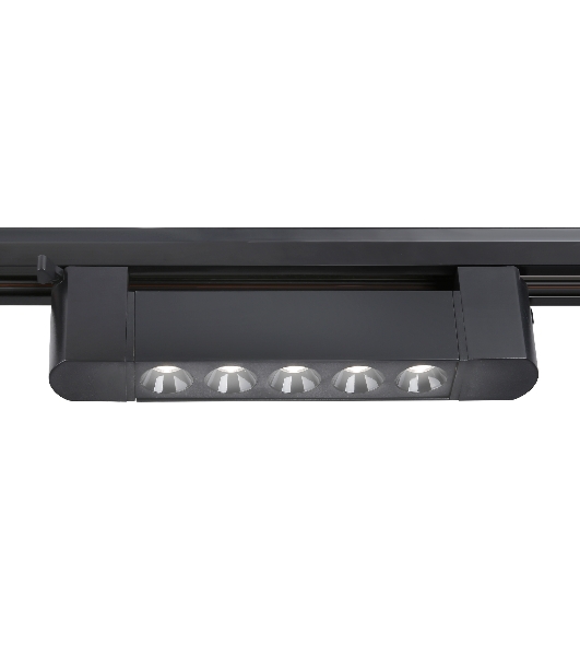 Трековый однофазный светильник Ambrella light GL6703 BK черный IP20 10W 4200K 24° 192*35*57