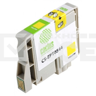 Картридж струйный Cactus CS-EPT0544 желтый для Epson Stylus Photo R800/ R1800 (16,2ml)
