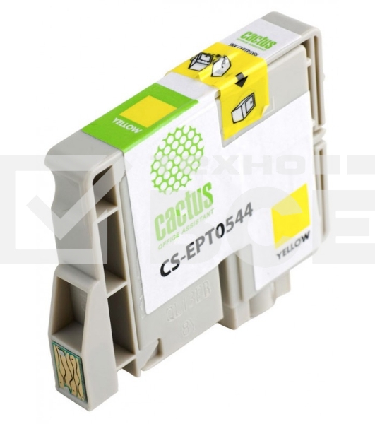 Картридж струйный Cactus CS-EPT0544 желтый для Epson Stylus Photo R800/ R1800 (16,2ml)