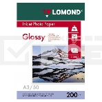 Бумага Lomond 0102024 A3/200г/м2/50л./белый глянцевое для струйной печати, фото 1