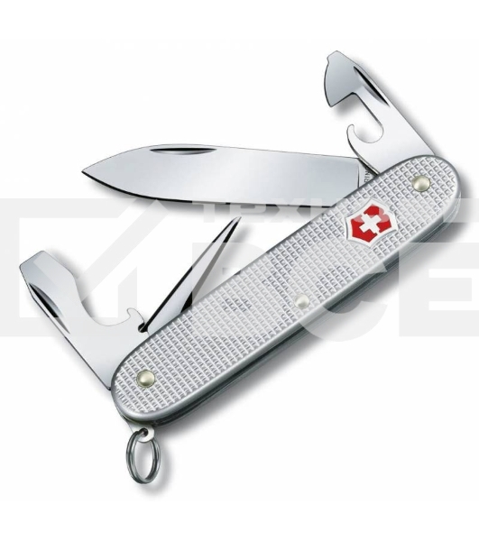 Нож перочинный Victorinox Pioneer Alox (0.8201.26) 93мм 8функций серебристый карт.коробка