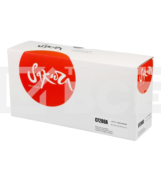 Картридж лазерный Sakura CF280A для HP LJ 400M/401DN, M425, черный, 2700 к.