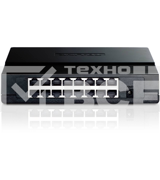 Коммутатор TP-Link SMB TL-SF1016D Коммутатор 16-port 10/100M Desktop Switch, 16 10/100M RJ45 ports, Plastic case