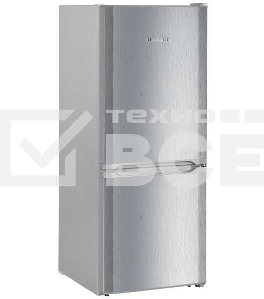Холодильник Liebherr CUel 2331-21 001 серебристый двухкамерный 156/53л морозилка снизу