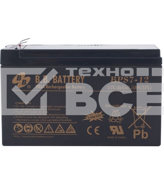 Батарея B.B.Battery BPS 7-12 (12V 7Ah)